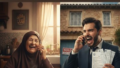 اتّصل ابني وقال: «بِعتُ المنزل وسحبتُ أموالك» ضحكتُ لأنّه لم يكن يعرف الحقيقة