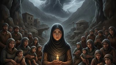 سخروا منها وقالوا مجنونة الكهف لكن الإعصار كشف الحقيقة اللي صدمت القرية!
