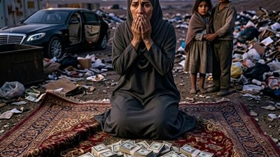 أرملة فقيرة وجدت سجادة فاخرة في القمامة… لكن ما خرج منها قلب حياتها رأسًا على عقب رأت سجادة ثمين